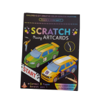 Car Scratch Art Cards 